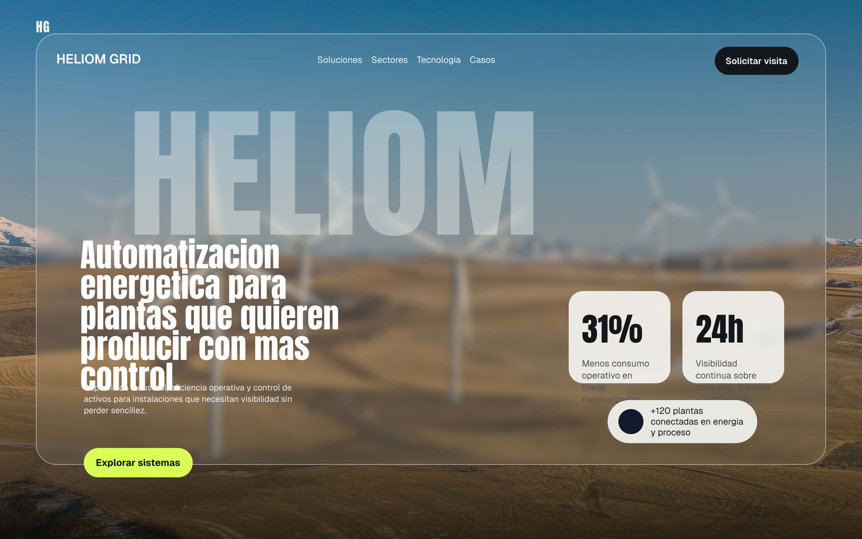 Heliom Grid portfolio concept